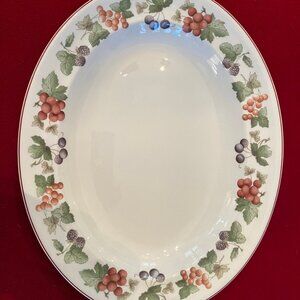 Wedgwood Queen's Ware "Provence" Platter 12.75" x 10.25"